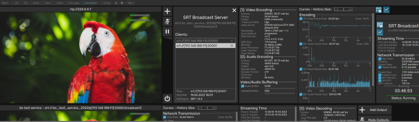 Multi-Streamer user interface